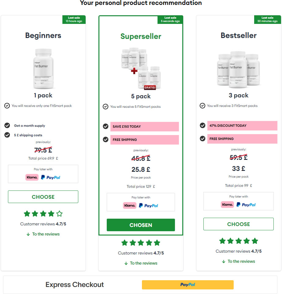 Weight Loss Review: FitSmart Fat Burner