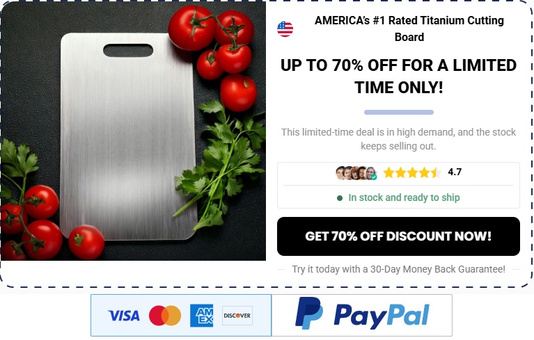 Katuchef Titanium Cutting Board Review – Hygienic, Durable, Knife-Safe