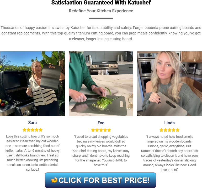 Katuchef Titanium Cutting Board Review – Hygienic, Durable, Knife-Safe